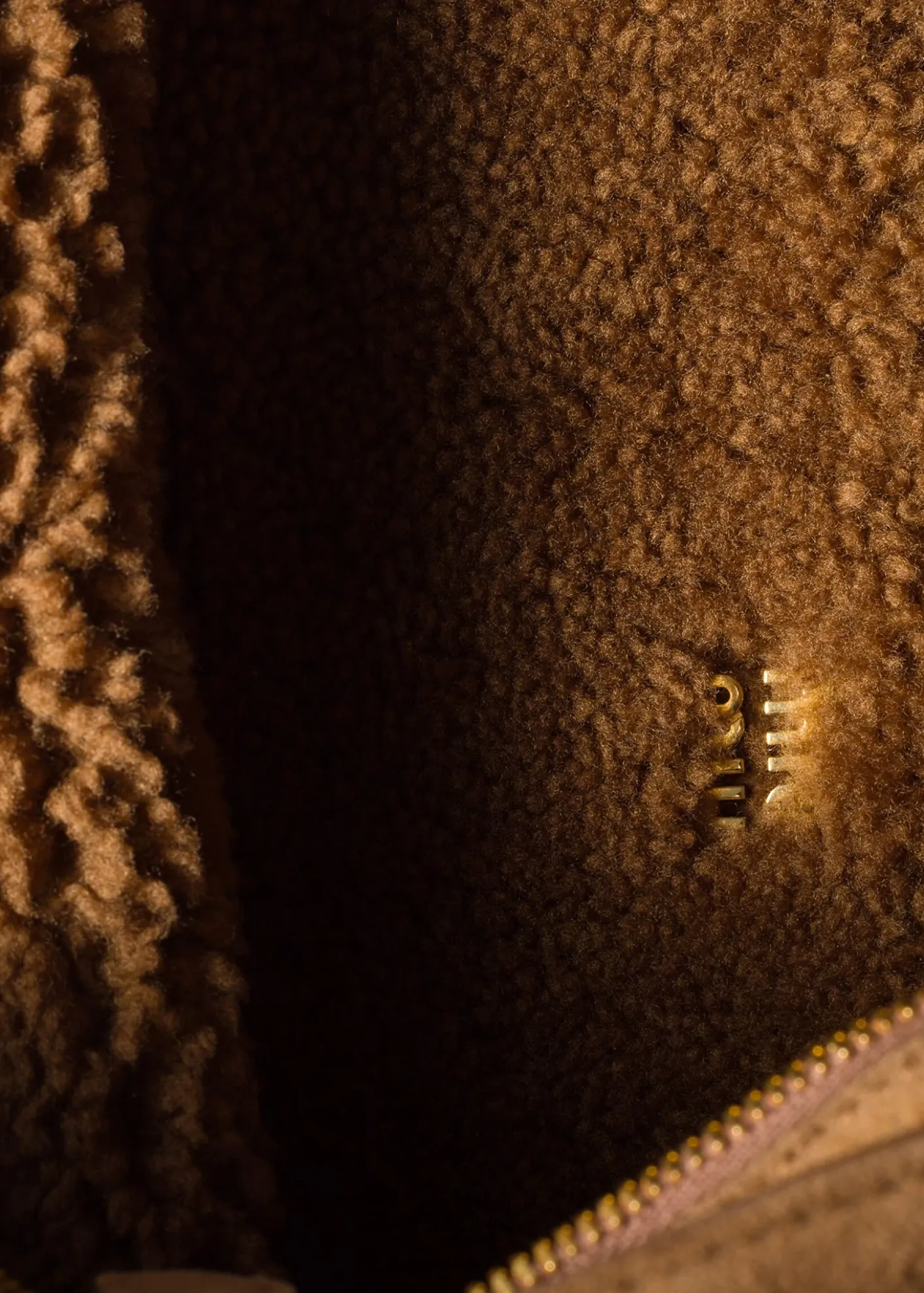 Miu MiuAventure Belted Shearling & Suede Shoulder Bag
