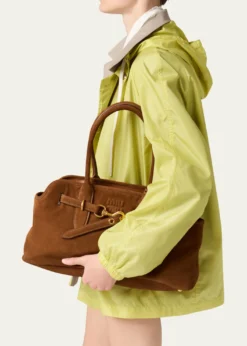 Miu MiuAventure Suede Shoulder Bag