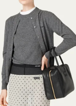 Miu MiuCashmere Short-Sleeve Sweater