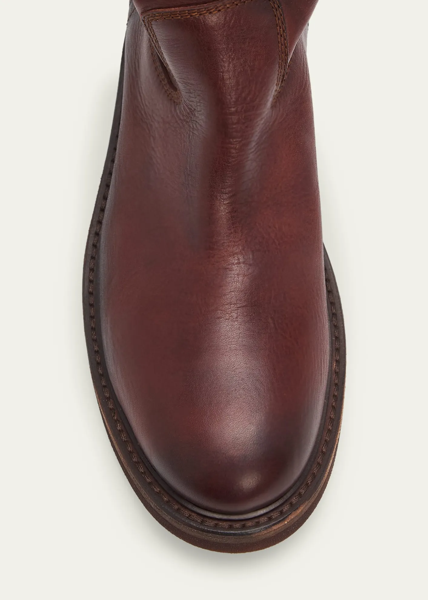 Miu MiuFoule Leather Mid-Calf Boots