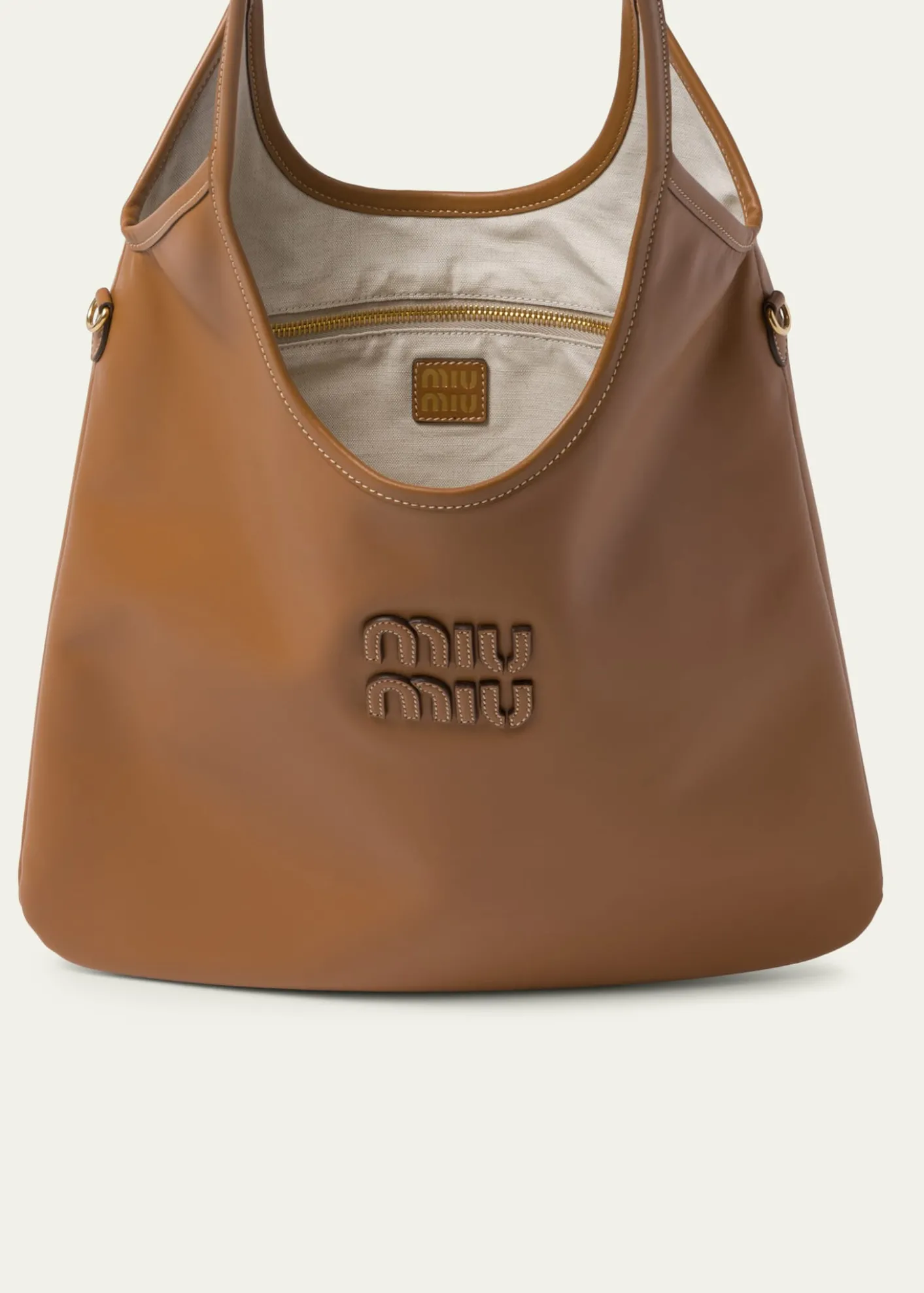 Miu MiuIvy Leather Tote Bag