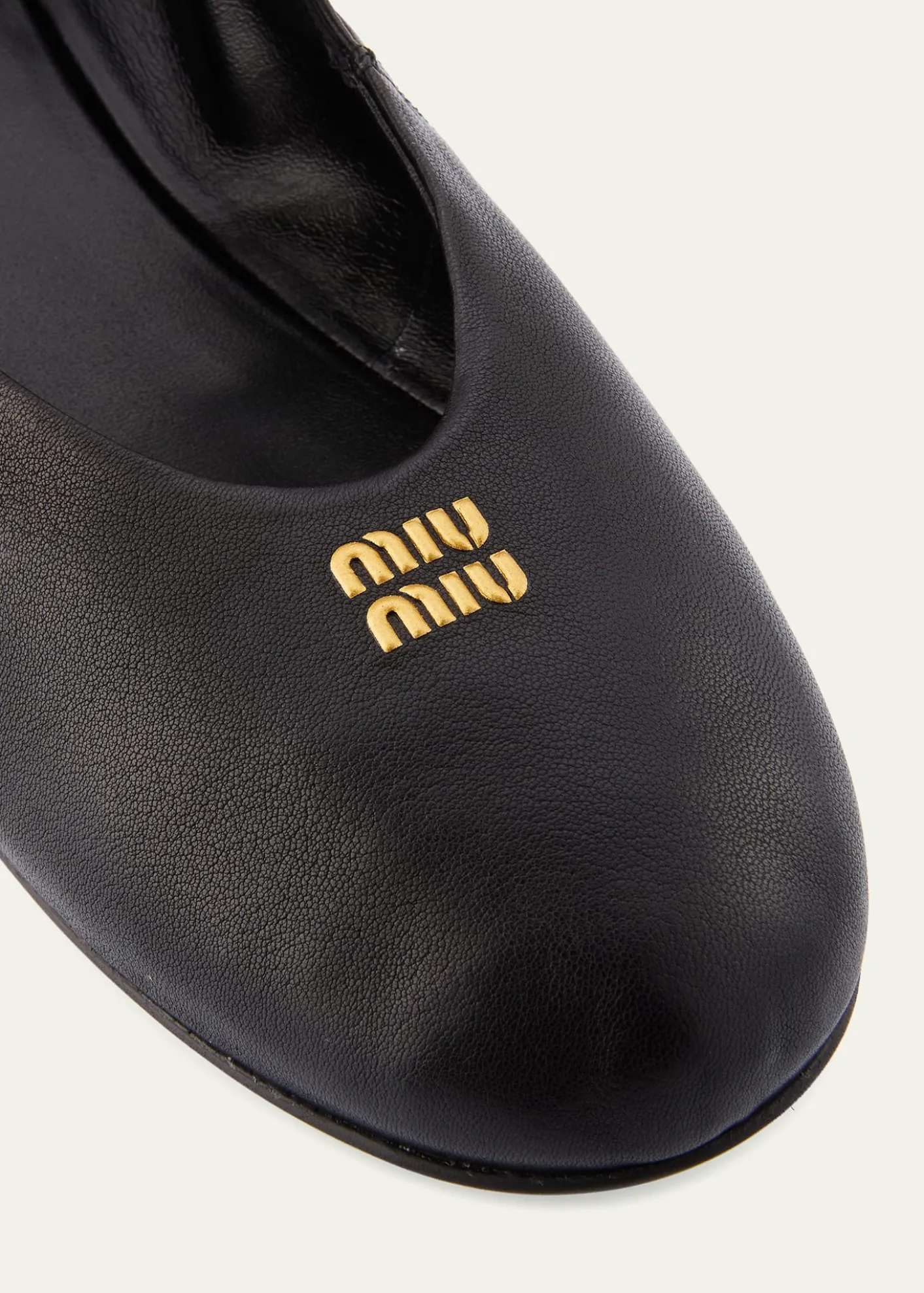 Miu MiuLeather Band Ballerina Flats