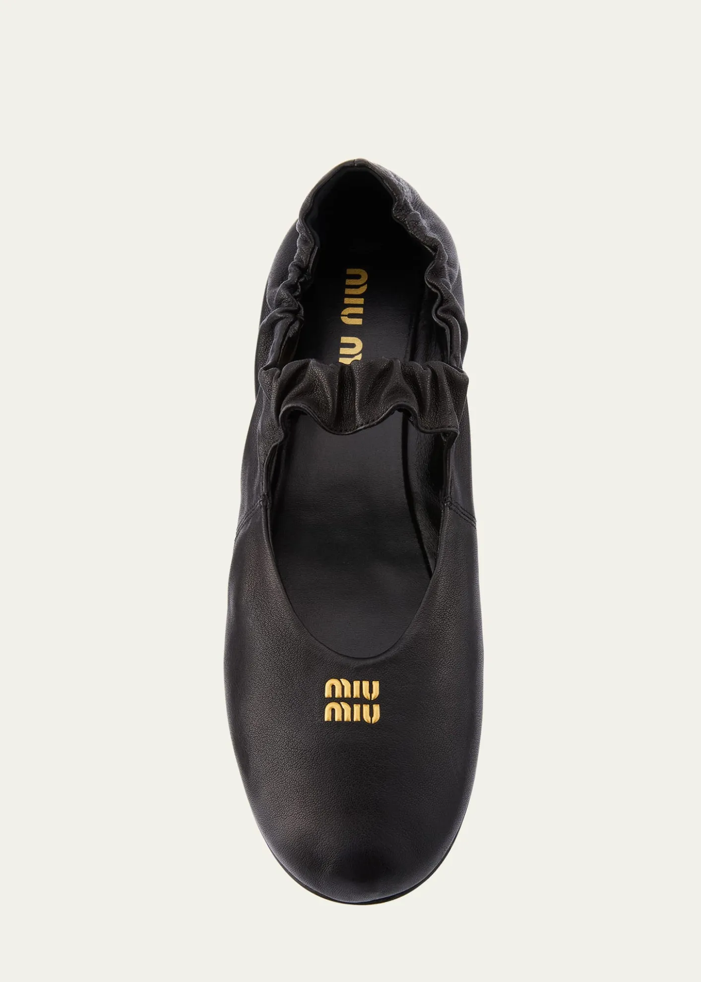 Miu MiuLeather Band Ballerina Flats