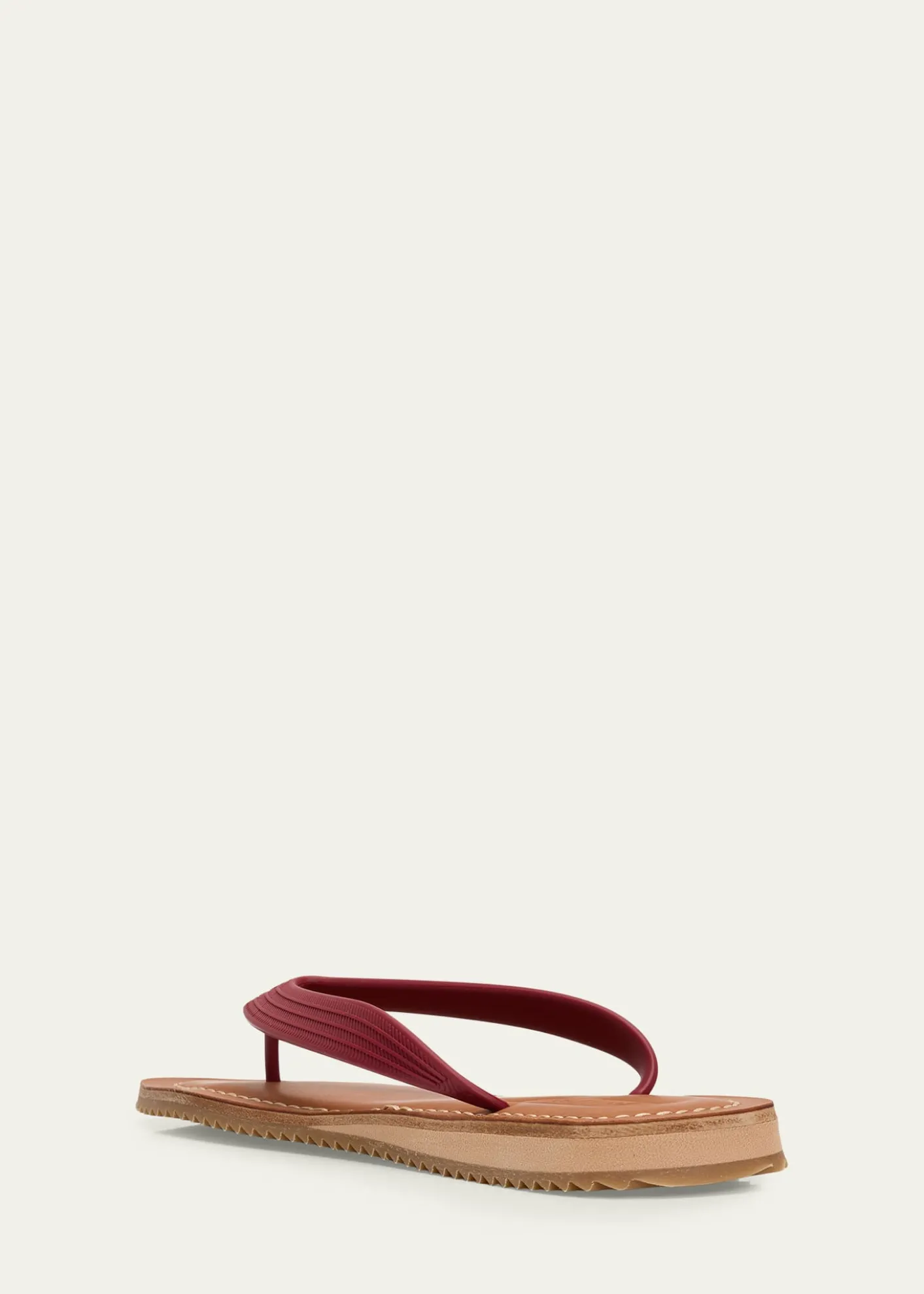 Miu MiuLogo Flat Thong Sandals