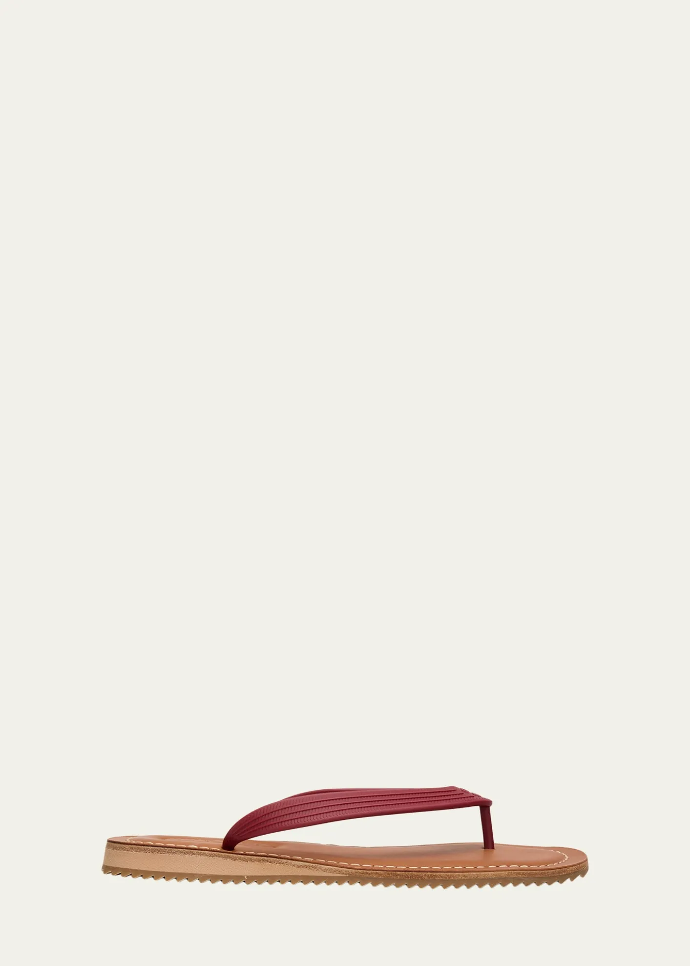 Miu MiuLogo Flat Thong Sandals