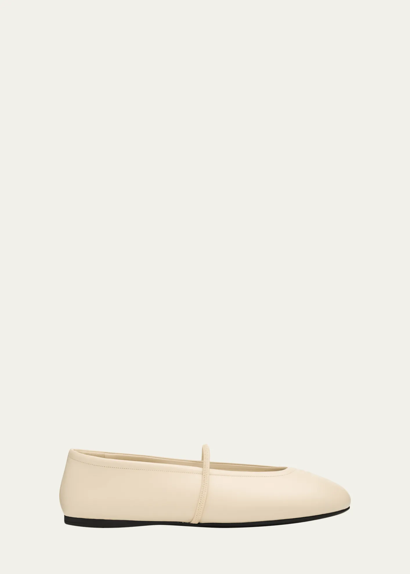 Miu MiuLogo Leather Ballerina Flats