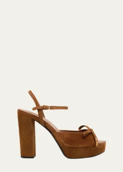 Miu Miu110mm Calzature Suede Platform Sandals