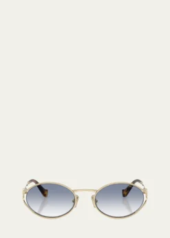 Miu Miu54MM Oval Sunglasses