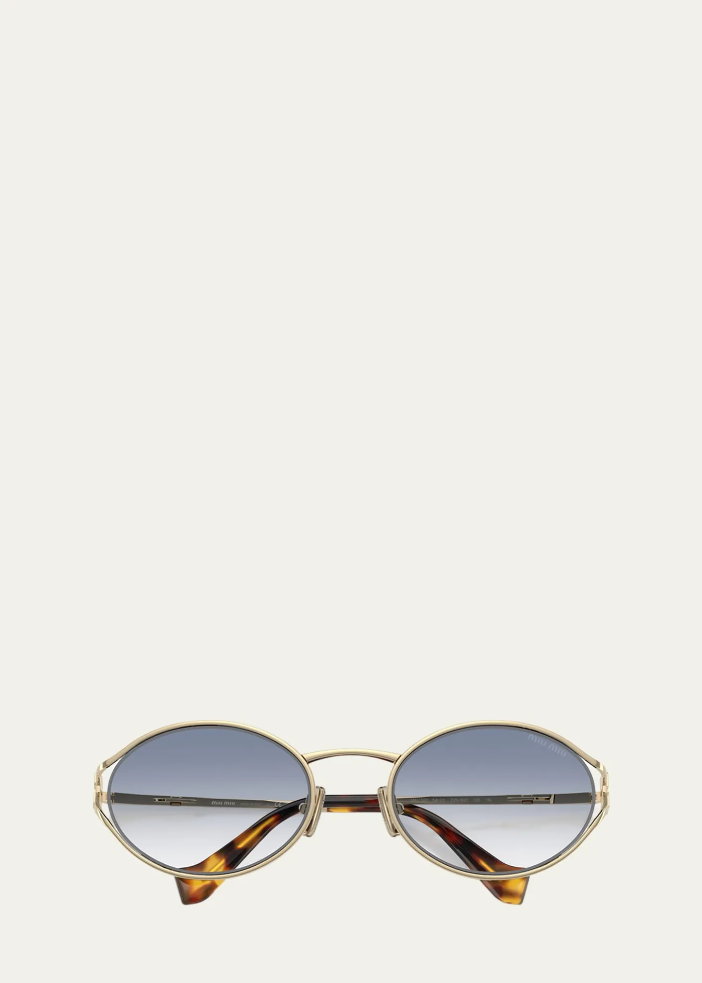 Miu Miu54MM Oval Sunglasses