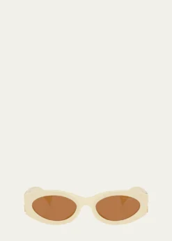 Miu Miu0MU 11WS Acetate Oval Sunglasses