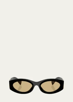 Miu MiuMU 11WS Acetate Oval Sunglasses