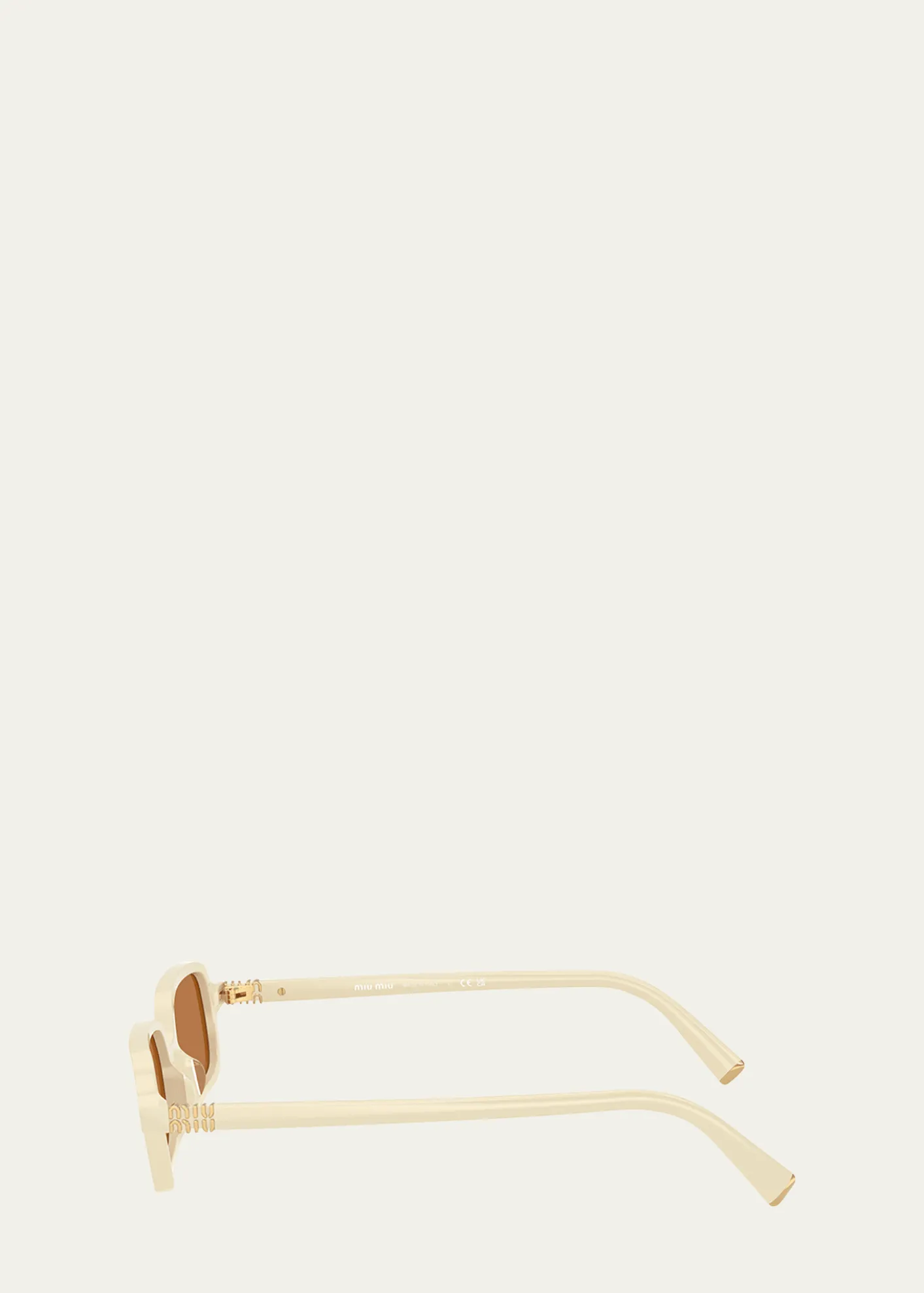 Miu MiuMU 11ZSF Acetate Rectangular Sunglasses