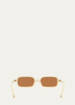 Miu MiuMU 11ZSF Acetate Rectangular Sunglasses