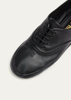 Miu MiuNappa Leather Low-Top Sneakers
