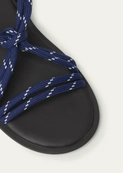 Miu MiuNastro Cross Rope Grip-Strap Sandals