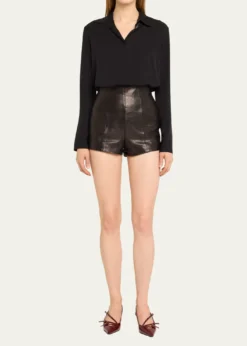 Miu MiuPatent Buckle-Trio Slingback Pumps