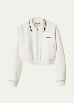 Miu MiuPiquet Cropped Zip Jacket