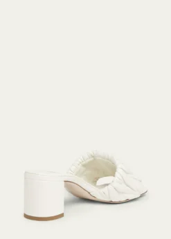 Miu MiuQuilted Leather Mule Sandals