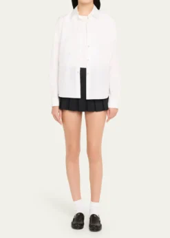 Miu MiuRuched Leather Mocassin Loafers