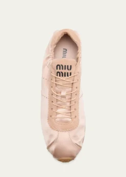 Miu MiuSatin Retro Runner Sneakers