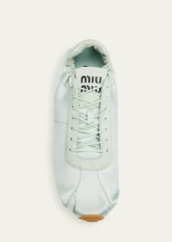 Miu MiuSatin Retro Runner Sneakers