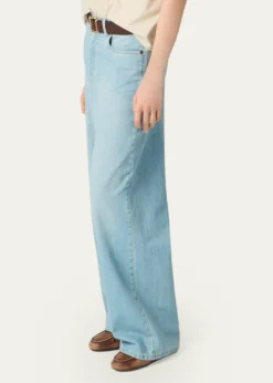 Miu MiuStonewashed Wide-Leg Jeans
