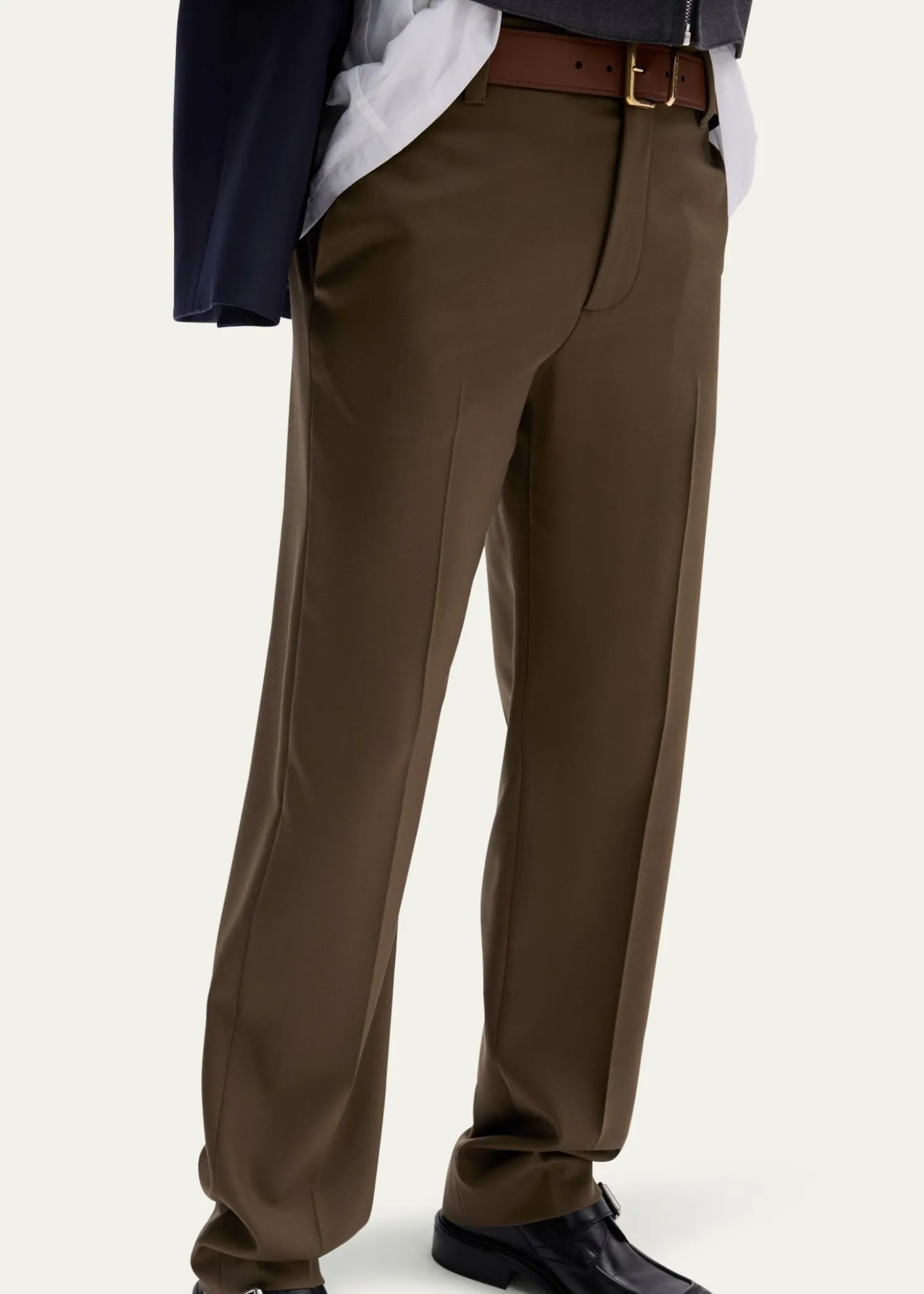 Miu MiuStraight Leg Wool Pants