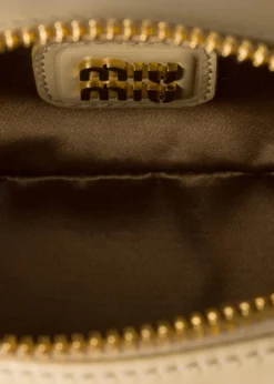 Miu MiuZip Quilted Leather Top-Handle Bag
