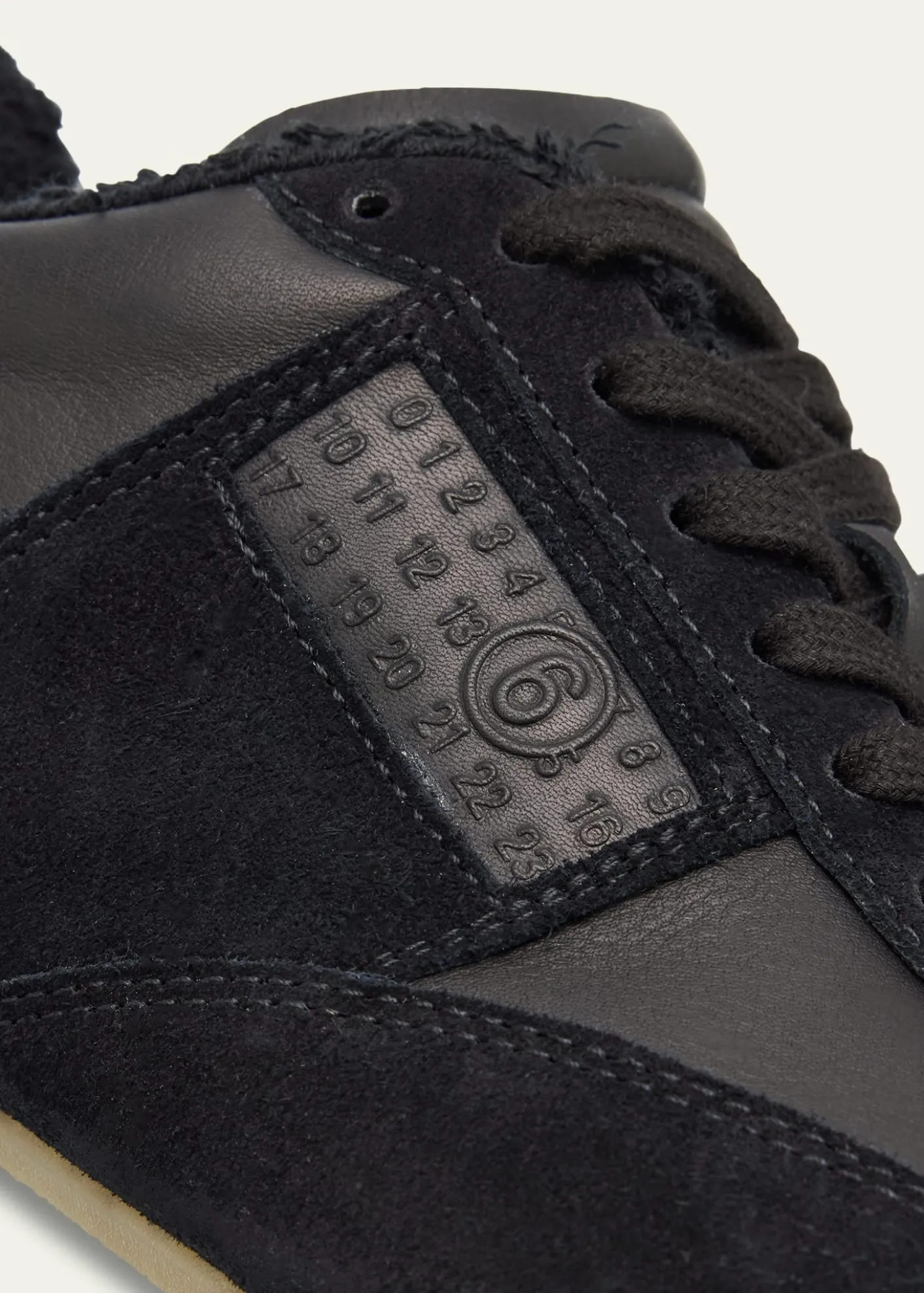 MM6 Maison MargielaAnatomic Mixed Leather Sneakers