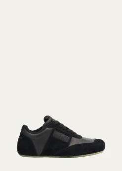 MM6 Maison MargielaAnatomic Mixed Leather Sneakers