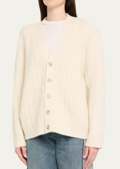 MM6 Maison MargielaCable-Knit Cardigan