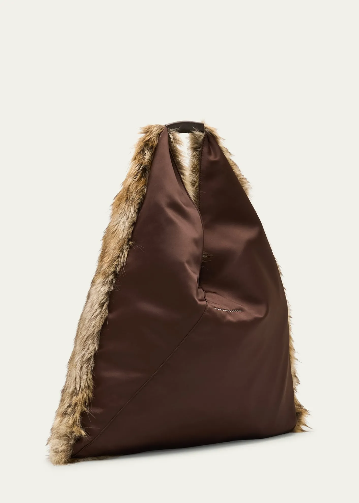 MM6 Maison MargielaClassic Japanese Faux Fur Shoulder Bag