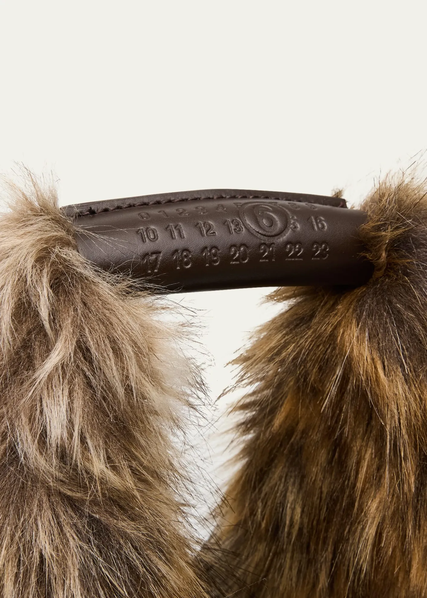 MM6 Maison MargielaClassic Japanese Faux Fur Shoulder Bag