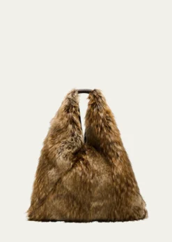 MM6 Maison MargielaClassic Japanese Faux Fur Shoulder Bag