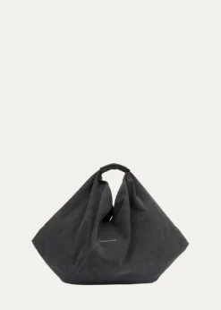 MM6 Maison MargielaJapanese Draped Canvas Top-Handle Bag