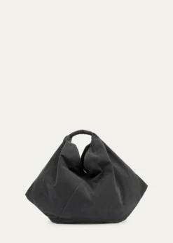 MM6 Maison MargielaJapanese Draped Canvas Top-Handle Bag