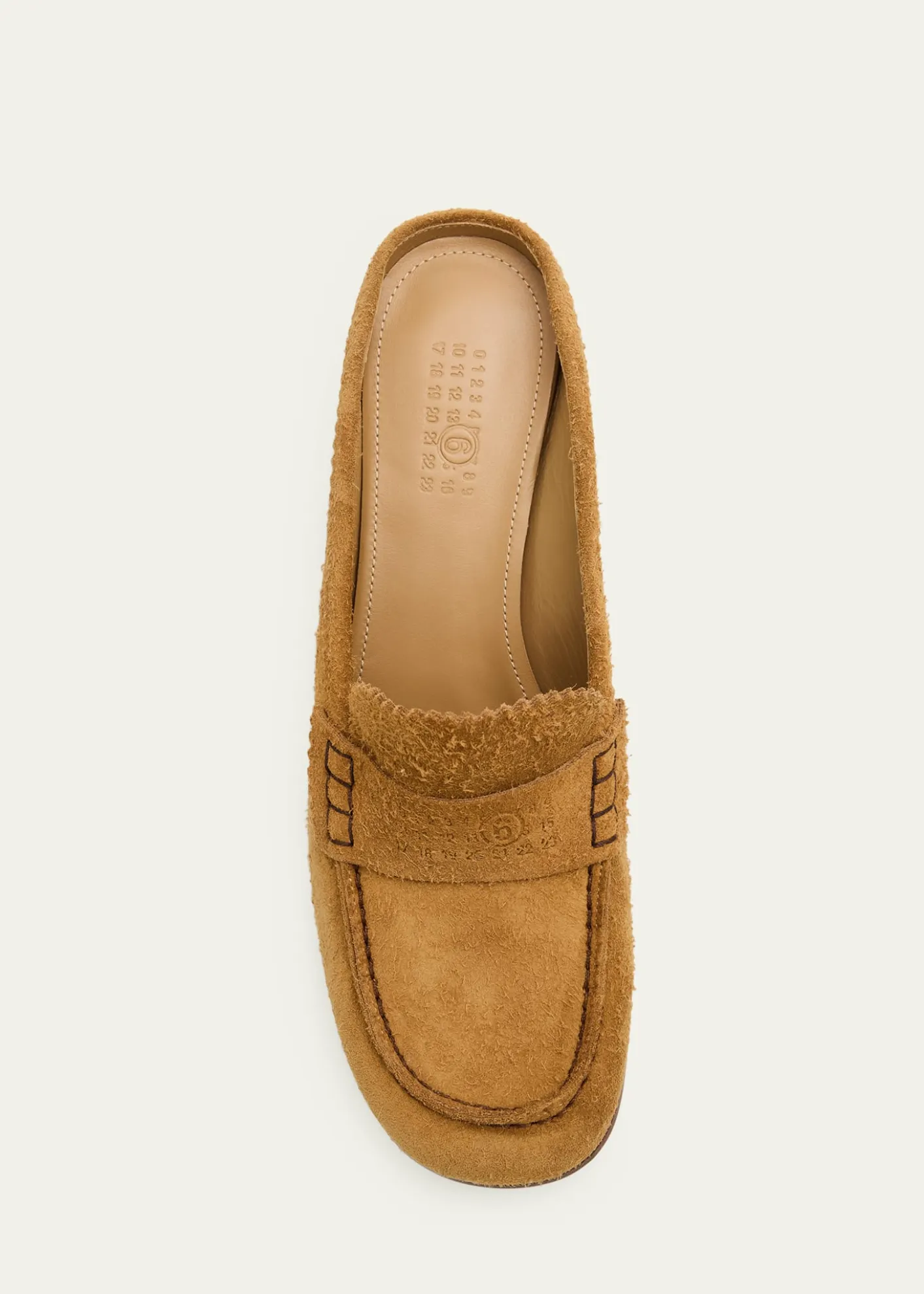 MM6 Maison Margiela25mm Suede Mule Loafers