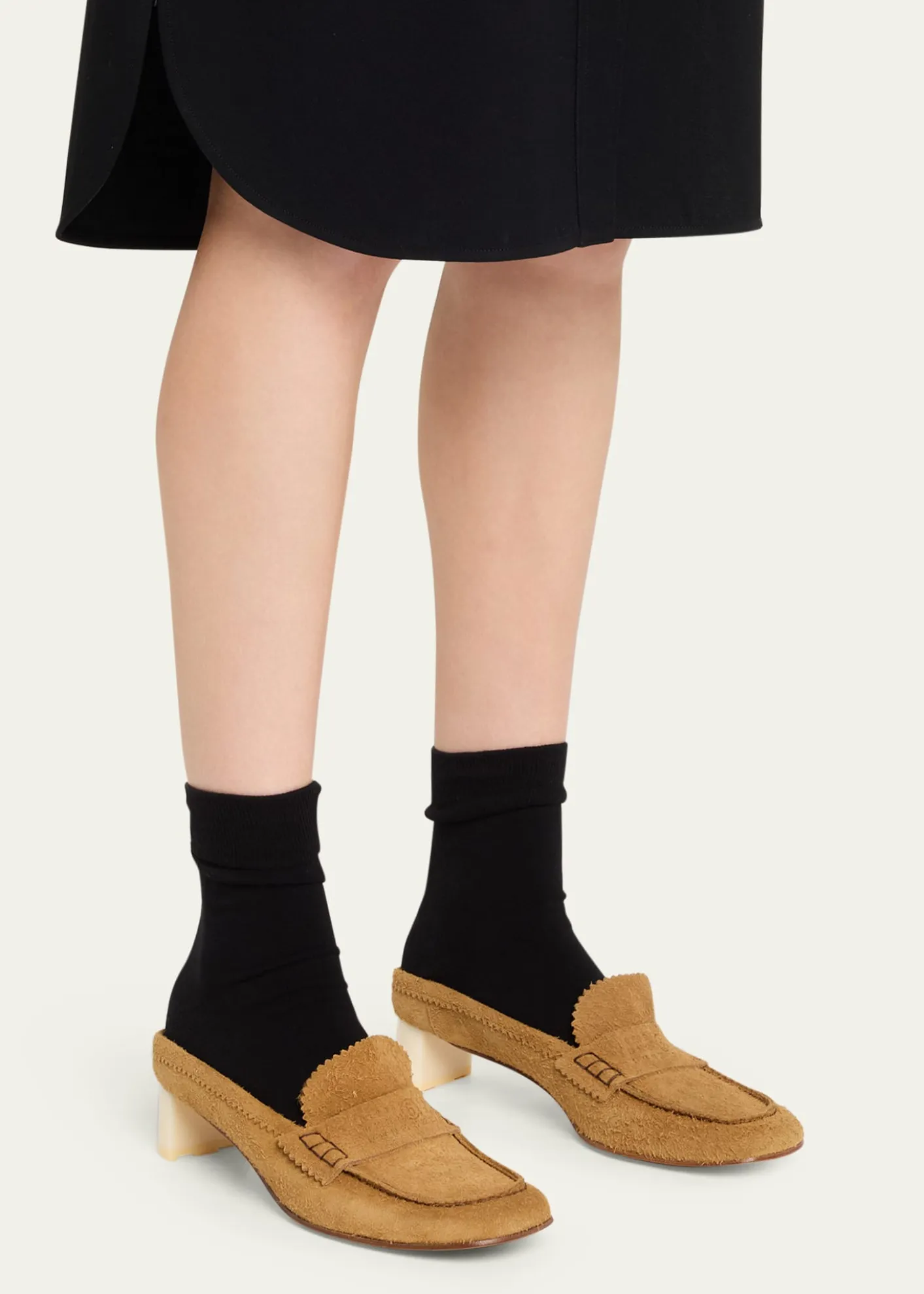 MM6 Maison Margiela25mm Suede Mule Loafers