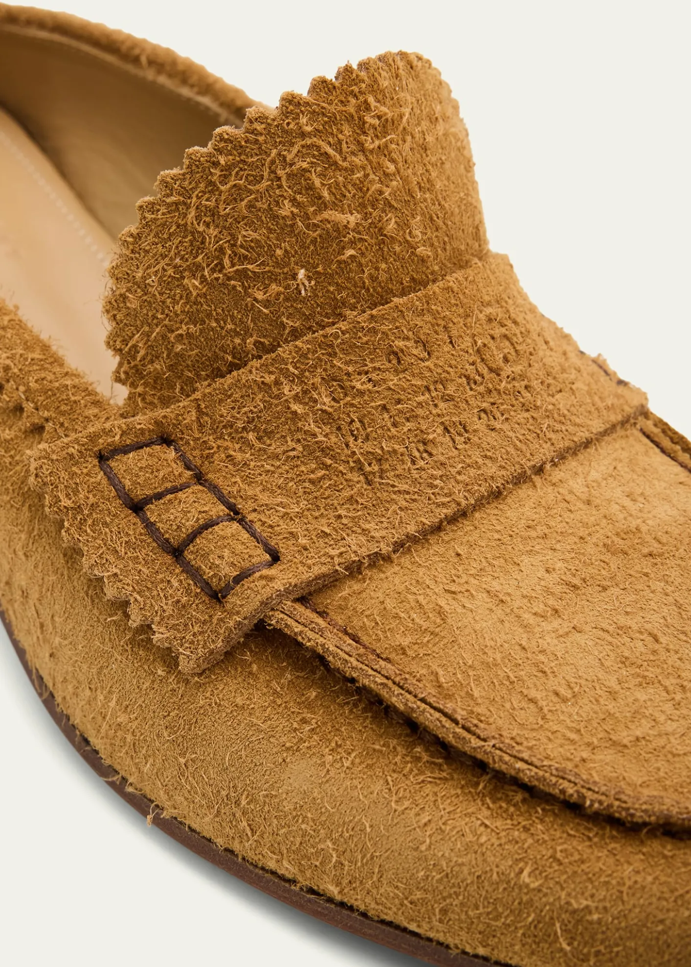 MM6 Maison Margiela25mm Suede Mule Loafers