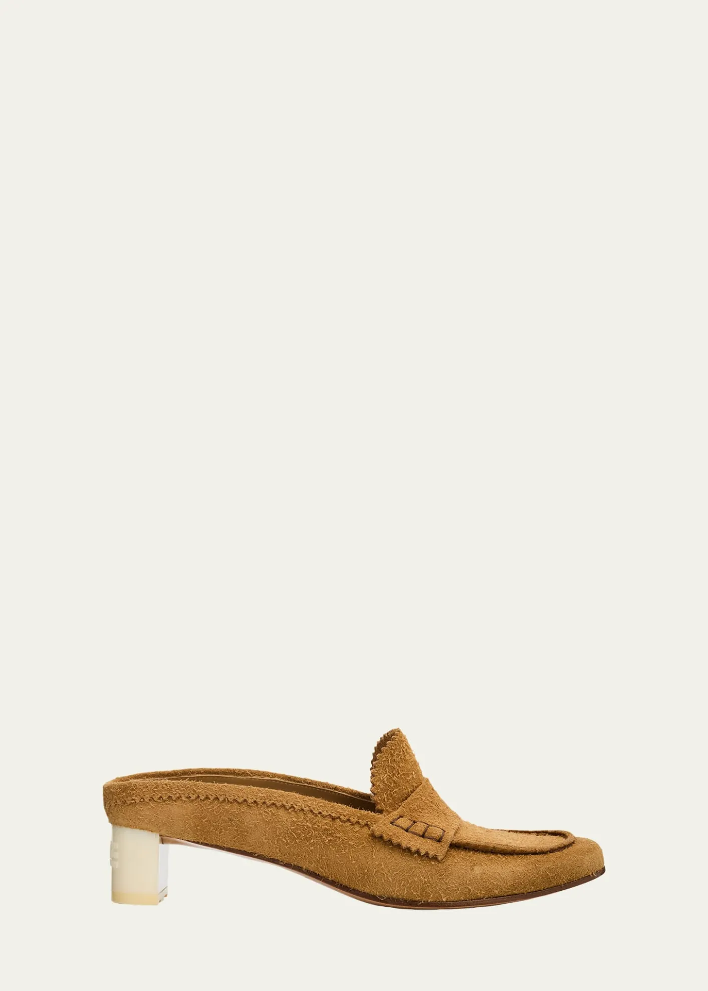 MM6 Maison Margiela25mm Suede Mule Loafers