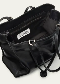 MM6 Maison MargielaNumeric East-West Leather Tote Bag