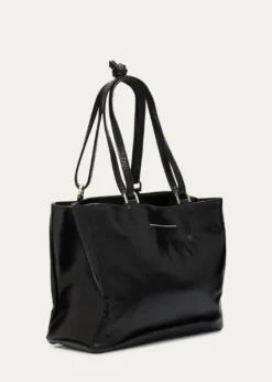 MM6 Maison MargielaNumeric East-West Leather Tote Bag
