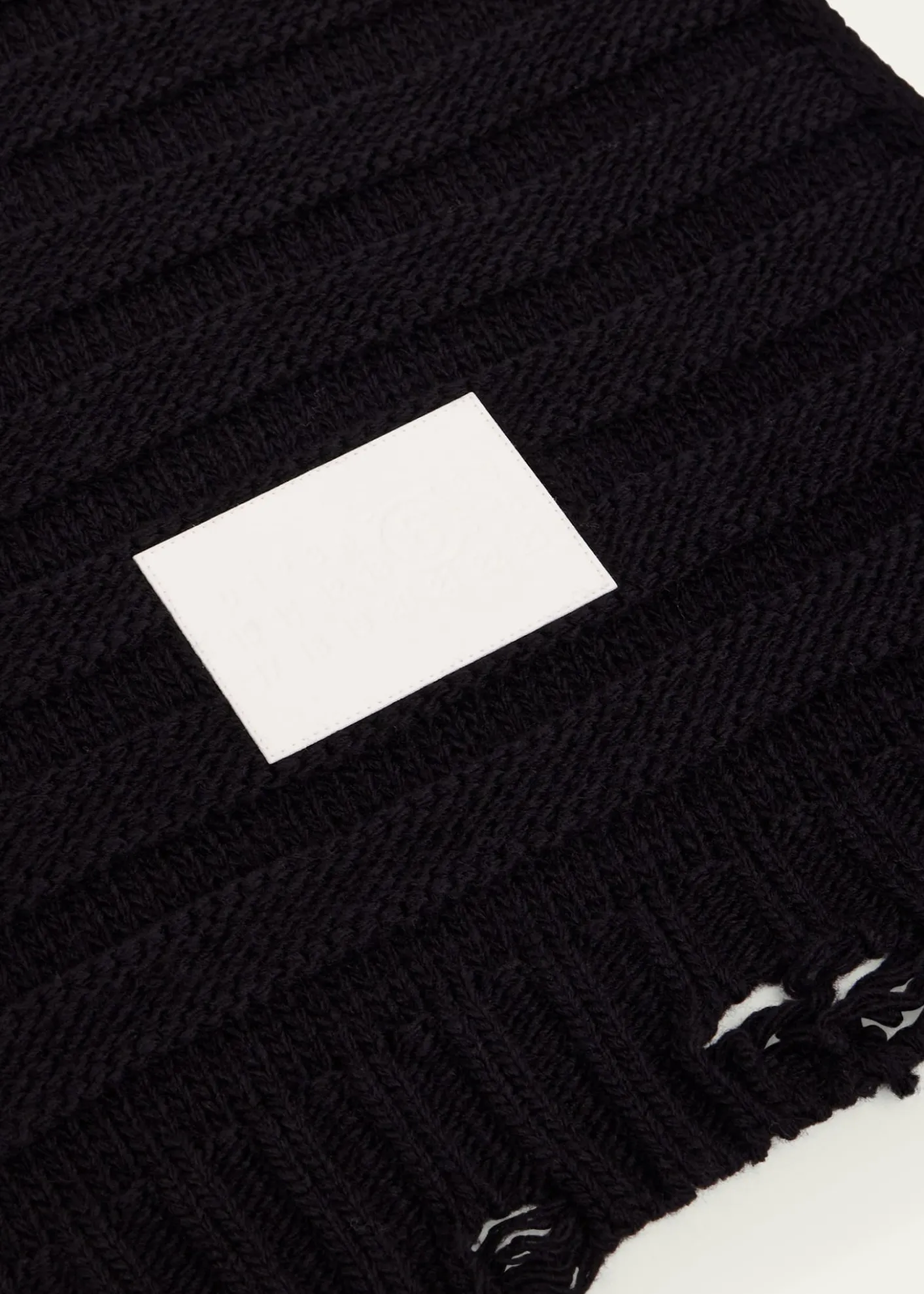MM6 Maison MargielaVirgin Wool Blend Scarf