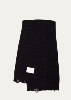 MM6 Maison MargielaVirgin Wool Blend Scarf