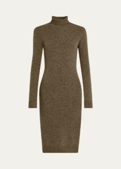 MM6 Maison MargielaWool-Blend Turtleneck Sweater Dress
