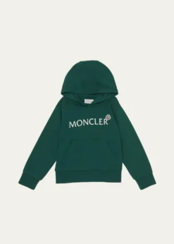 Moncler Boy's Logo-Print Hoodie, Size 4-6