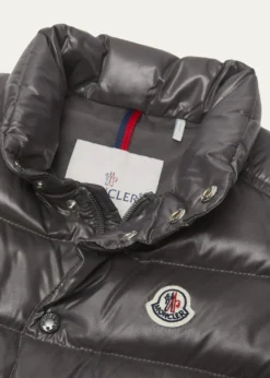 Moncler Boy's Tib Logo Quilted Vest, Size 4-6