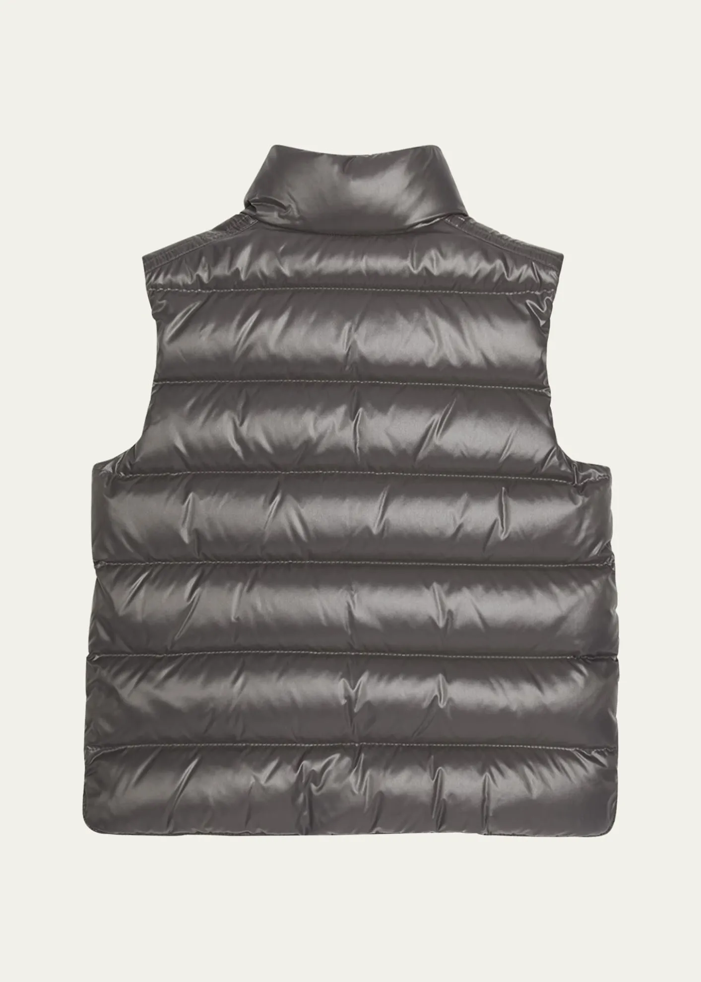 Moncler Boy's Tib Logo Quilted Vest, Size 4-6