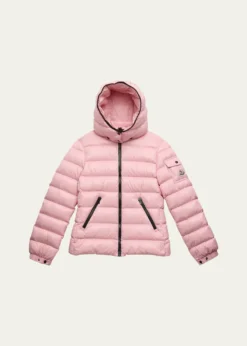 Moncler Girl's Bady Quilted Puffer Down Jacket, Size 8-14