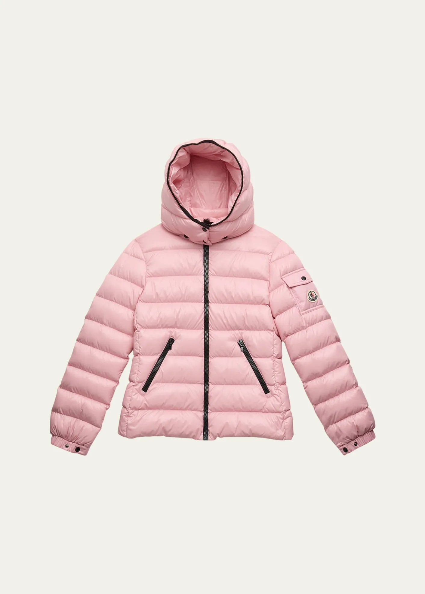 Moncler Girl's Bady Quilted Puffer Down Jacket, Size 8-14